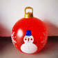 60Cm Outdoor Christmas Inflatable Decorated Ball PVC Giant Big Large Balls Xmas Tree Decorations Toy Ball without Light Ornament