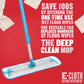 Deep Clean Mop, Microfiber Mop, Perfect Floor Cleaner for Hardwood, Laminate, Tile and Stone Flooring, Washable and Reusable, 100 Wash Promise,Blue / Silver