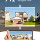 Security Cameras Wireless Outdoor, 2K Wifi Solar Camera for Home Surveillance, 360 View PTZ, Battery Powered, Color Night Vision, Motion Sensor