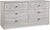 Signature Design by Ashley Paxberry Boho Dresser, Whitewash
