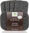 |4Pack| Keep Soap Clean & Fresh Bathroom Soap Dishes, Soap Saver Set | Eco-Friendly, Recyclable | Flexible & Durable Soap Lift | Bpa-Free, Non-Slip Bath Soap Holders