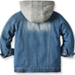 Baby Boys Girls Denim Jacket Kids Toddler Button down Jeans Jacket Top Coat Outerwear