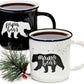 Mama Bear Papa Bear Mug Set of 2, Mom Dad Gift, Parents Couple Coffee Mug